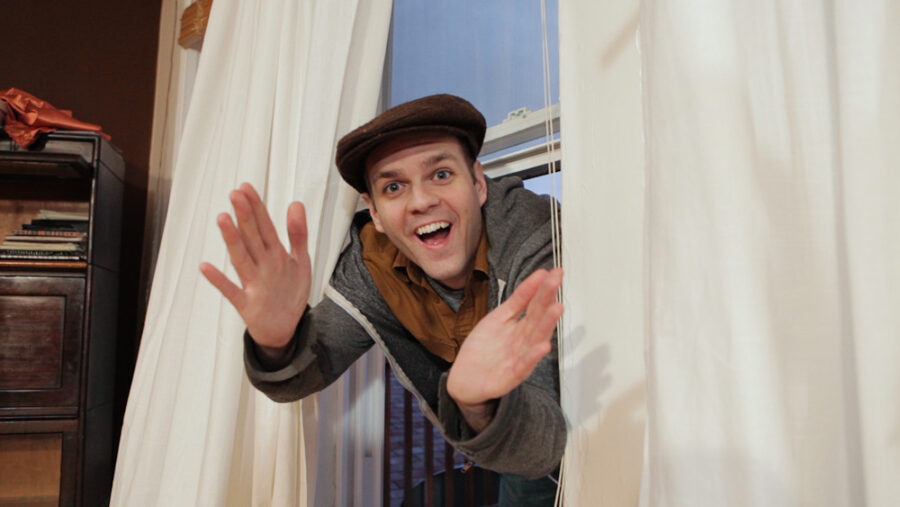 Andy Ramsey. Frame from "Unwanted Guests" a commercial from Jason Kraynek for Lifelock Ultimate