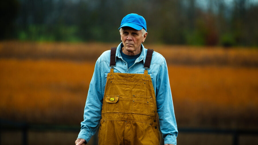 AVMA Life ad campaign actor farmer walks towards camera shot by cinematographer Jason Kraynek