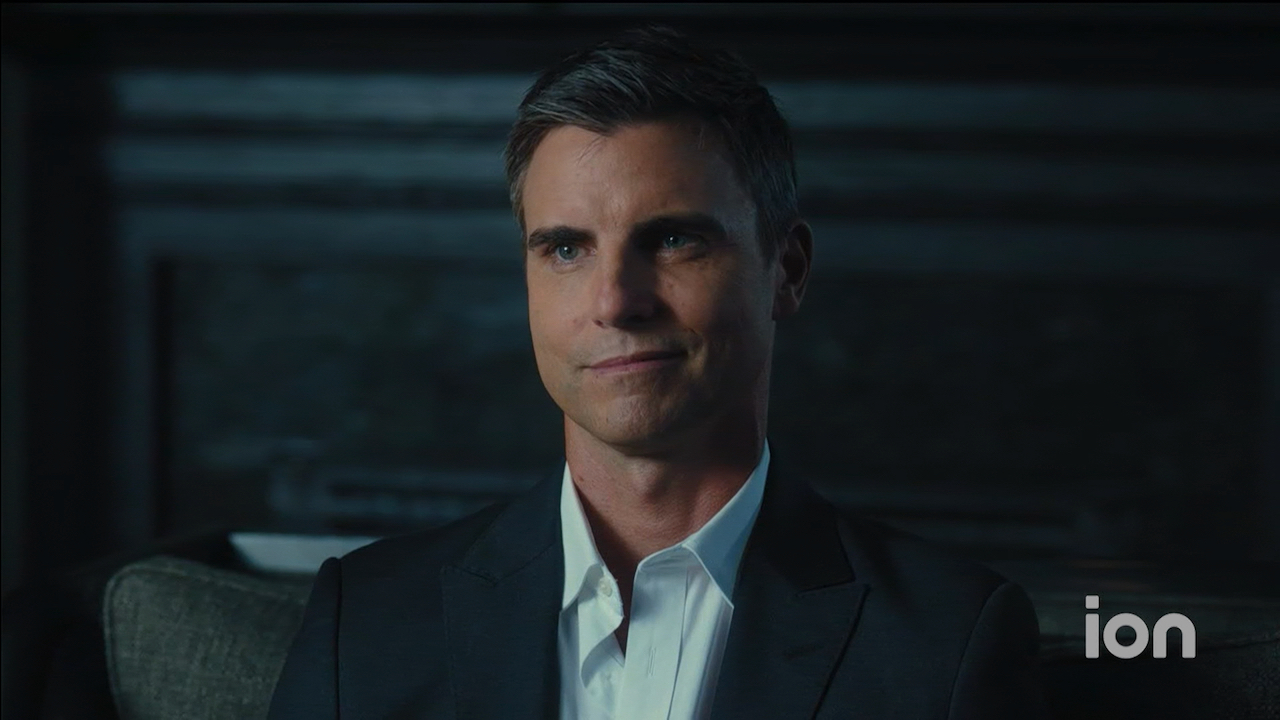 Actor Colin Egglesfield in a ION tv holiday movie 'A Christmas Witness'. Camera Operator- Jason Kraynek.