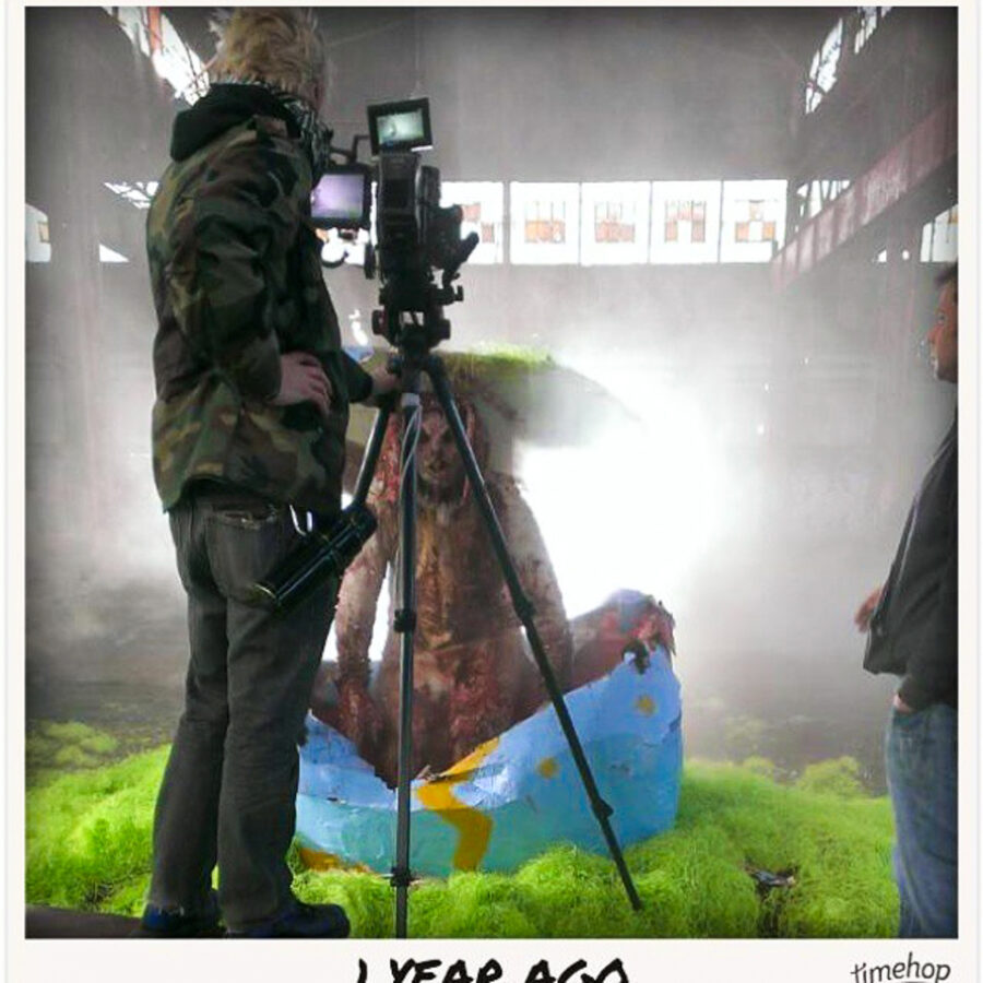 cinematographer 'Jason Kraynek' behind the scenes from the short film 'Bunny'