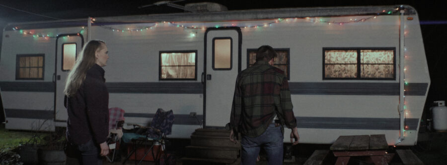 Film frame from sci-fi comedy film 'Burger Snap' by Director of Photography - Jason Kraynek.