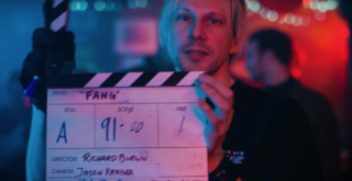 Behind the scenes slate shot from the feature film 'FANG' shot by cinematographer Jason Kraynek