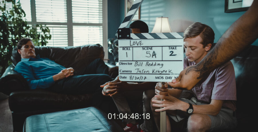 Actors in the short drama film 'Love' shot in Chicago by Director of Photography Jason Kraynek