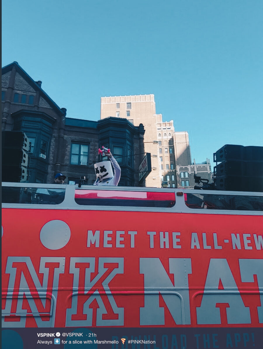 Jason Kraynek. Behind the scenes images from the Marshmello and VS Pink event in Chicago.