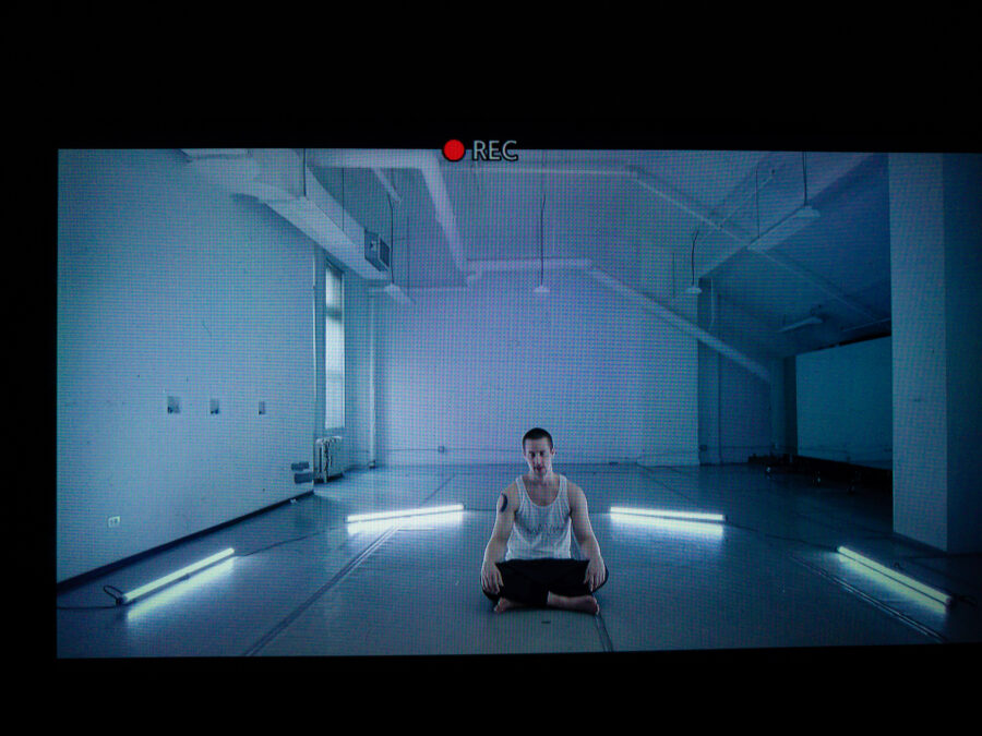 Behind the scenes during the filming of "Fire Together", a documentary featuring the worlds best dancers and performers