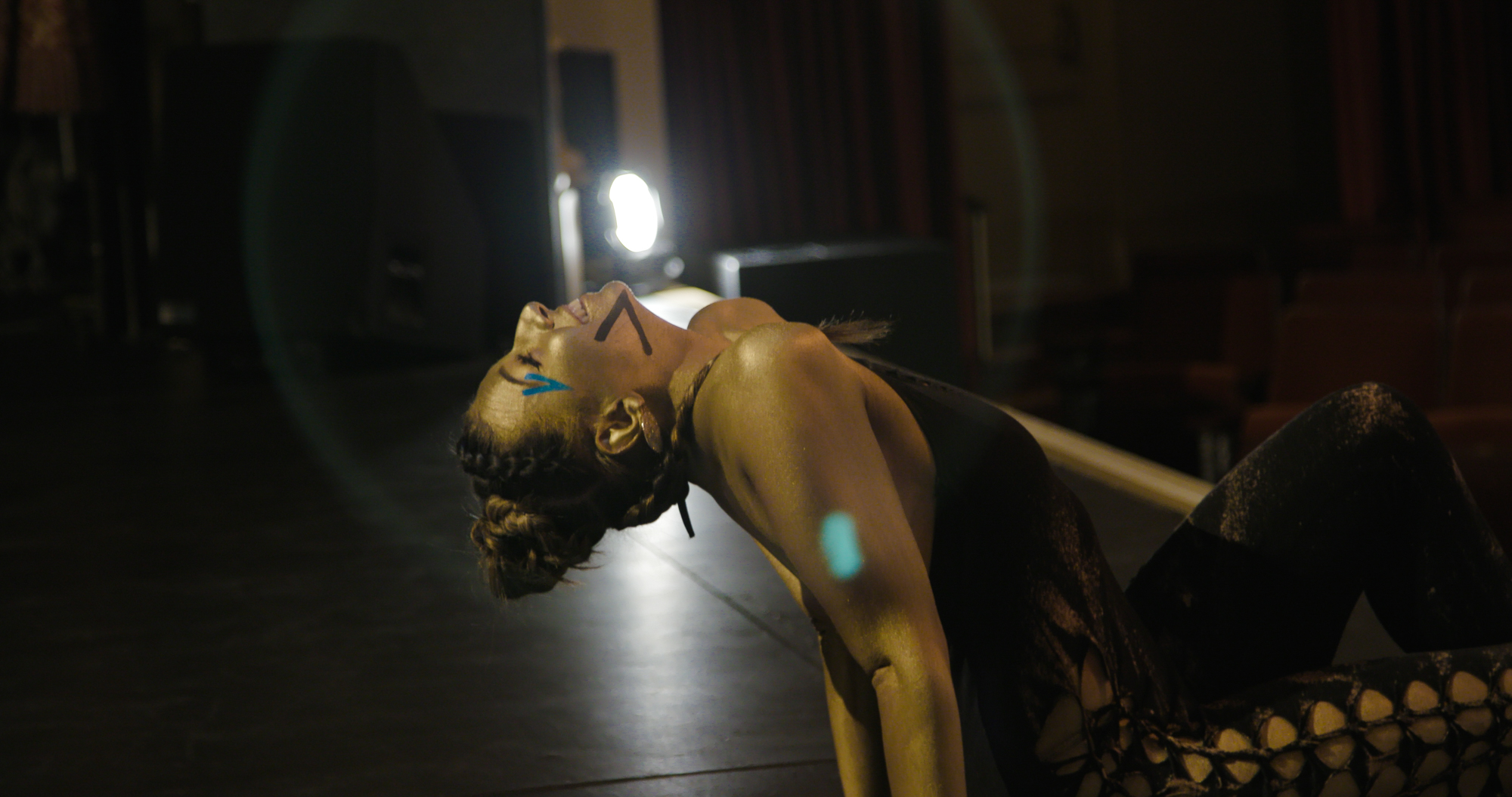 Behind the scenes during the filming of "Fire Together", a documentary featuring the worlds best dancers and performers
