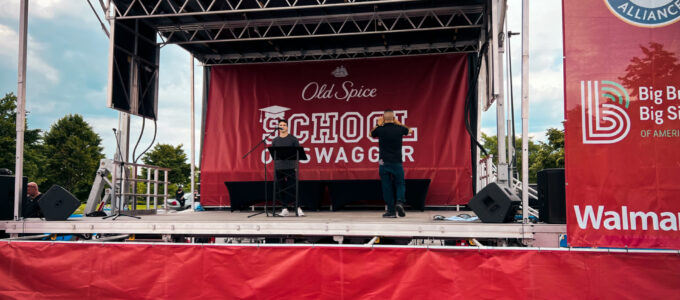 Old Spice School of Swagger event for Walmart shot in chicago behind the scenes