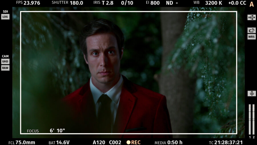 frame slate from the ION movie 'the Christmas Thief' by cinematographer Jason Kraynek