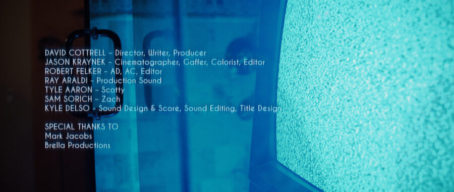 Credits for the short drama film 'Tower Town'.