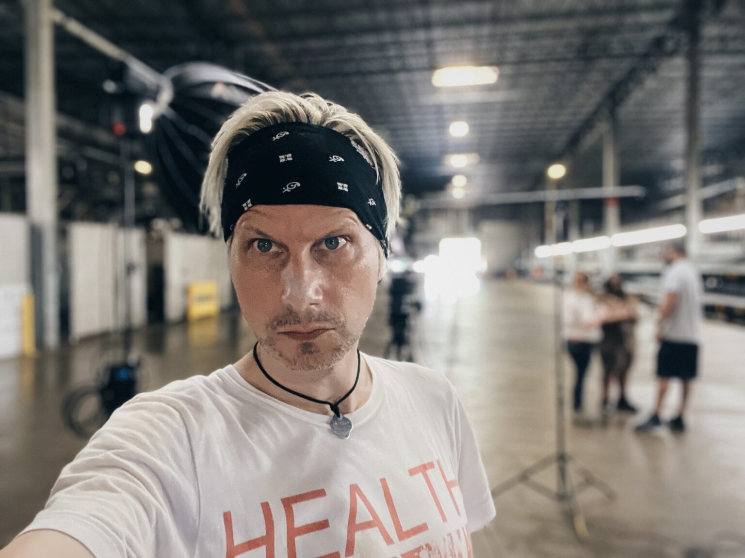 Behind the scenes of the film shoot for UPS