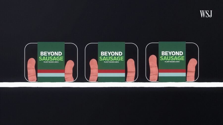 Investigative reporting from a Wall Street Journal story on Beyond Meat by Jesse Newman.
